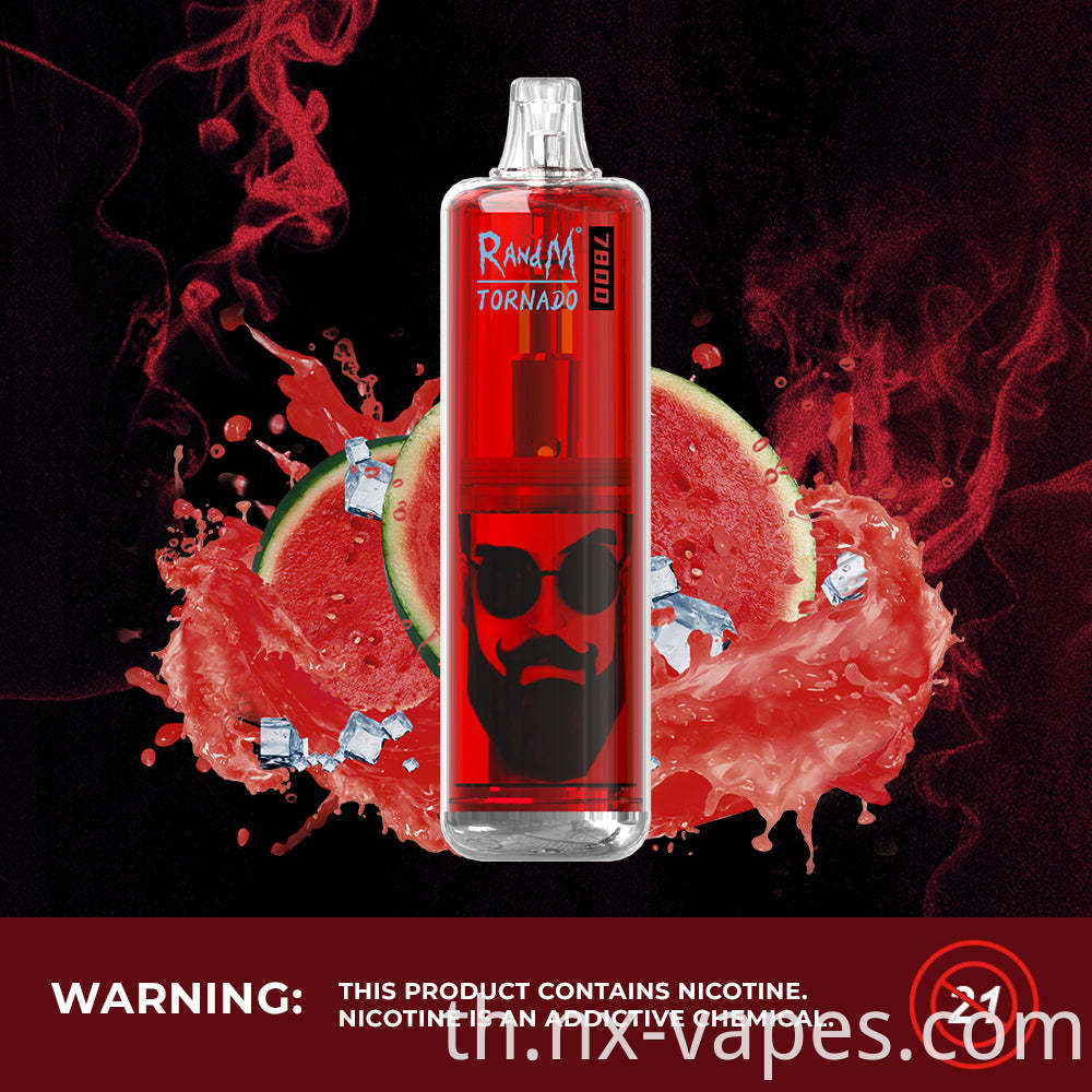 RANDM TORNADO 7800 LED DISPOSABLE VAPE